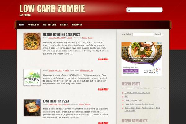 Frantic theme site design template sample