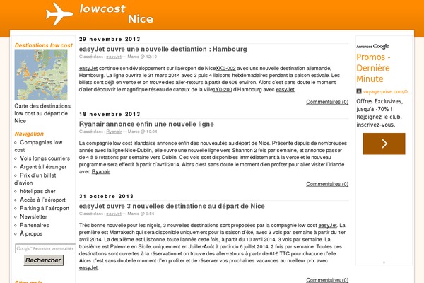 lowcost-nice.com site used Lowcost