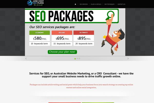 lowcostseoplans.com site used Cloudhost-parent