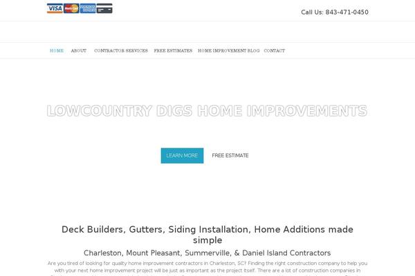 Flex theme site design template sample