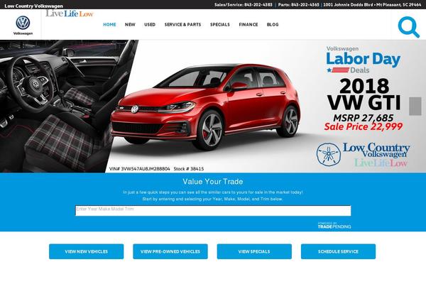 Dealer Inspire theme site design template sample