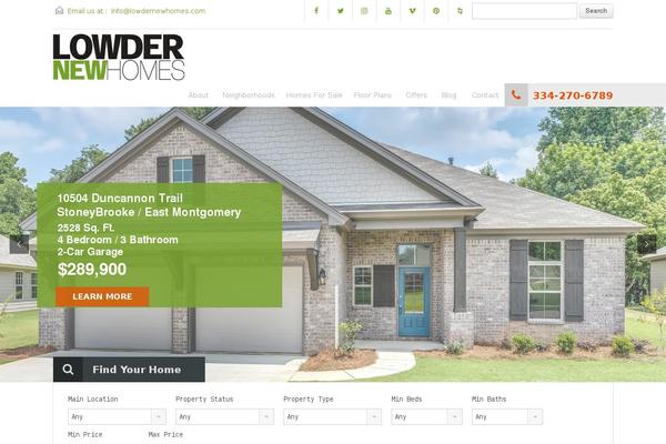 Site using Responsive Mortgage Calculator plugin