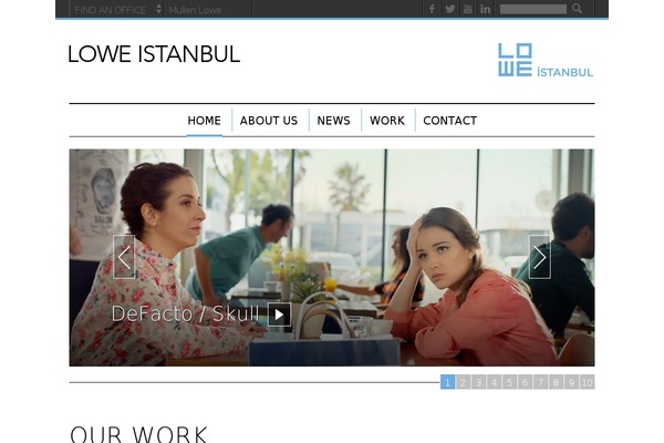 Motif theme site design template sample