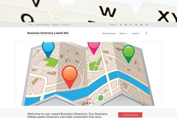 Renden theme site design template sample