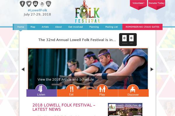 lowellfolkfestival.org site used Lffestival