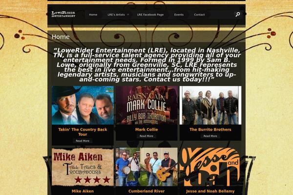 Storm theme site design template sample