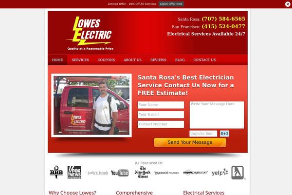 Local Business theme site design template sample