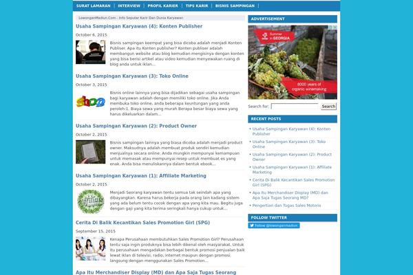 Nyeo theme site design template sample