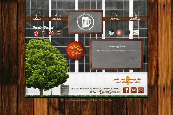 lowrybeergarden.com site used Lbg