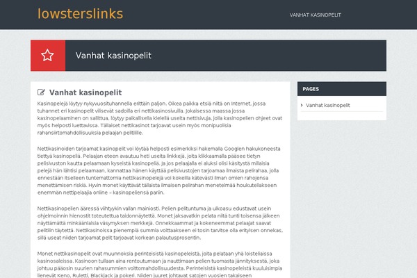 Terrifico theme site design template sample