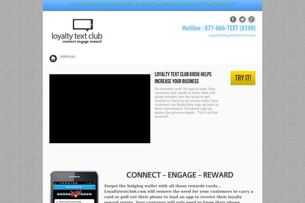 Nano theme site design template sample