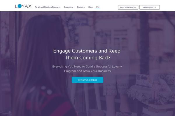 loyax.com site used ultrabootstrap