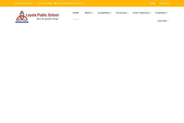 loyolapublicschool.org site used Lps