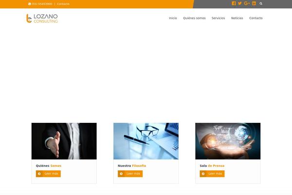 lozanoconsulting.com site used Struct