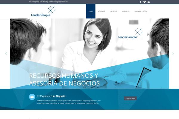 Sapphire theme site design template sample