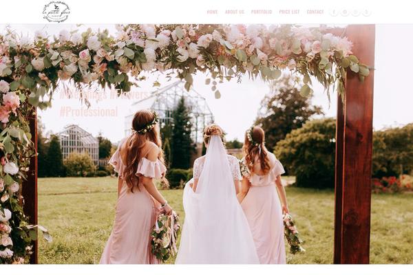 Porto theme site design template sample