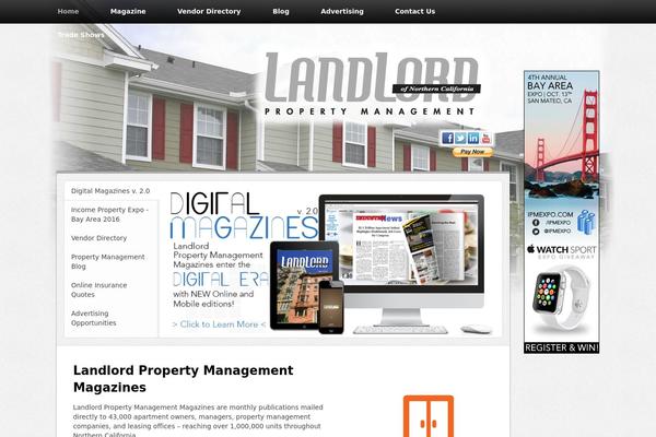 Master theme site design template sample