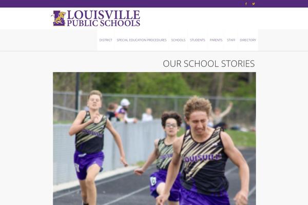 Total-school theme site design template sample