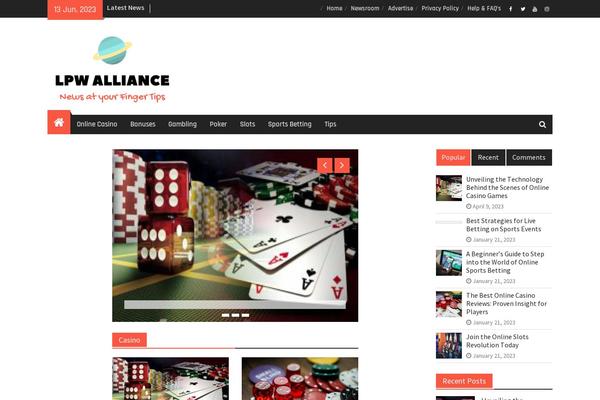 lpwalliance.com site used Magazine Plus