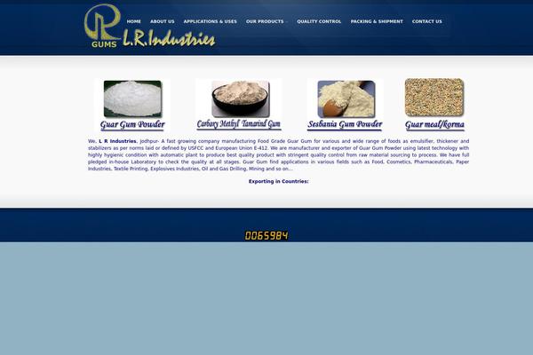 Prospect theme site design template sample