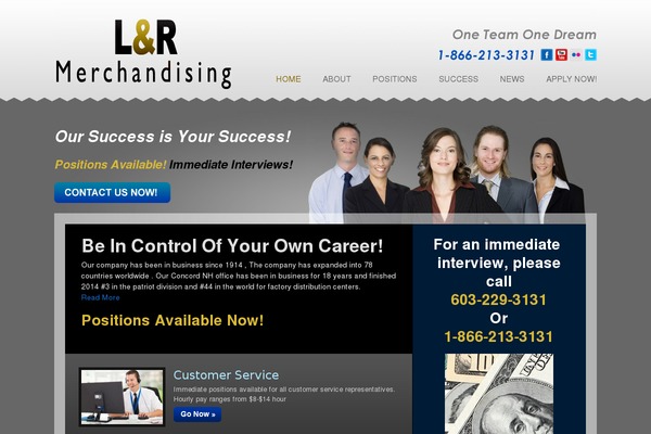 lrmerchandising.com site used Lnr