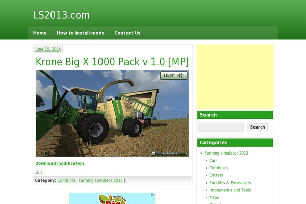 Lovecraft theme site design template sample