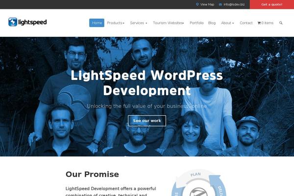 Frost theme site design template sample