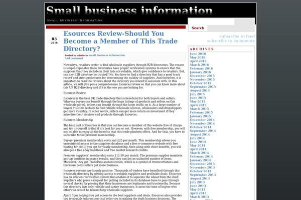 JaS Personal Publisher theme site design template sample