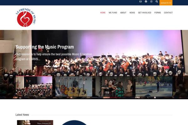 Charitas theme site design template sample