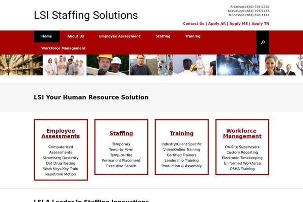 Vantage theme site design template sample