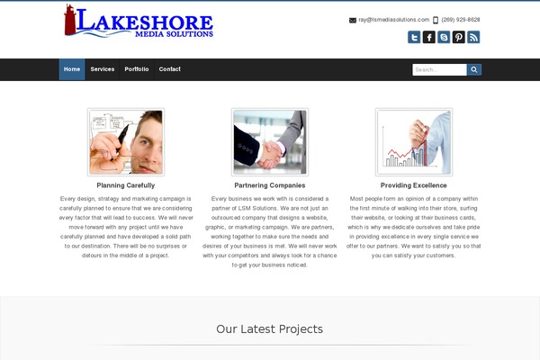 Merlin theme site design template sample