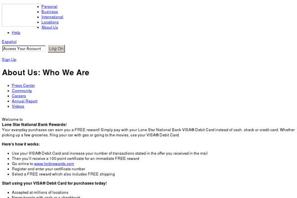 lsnbonline.com site used Lonestar12