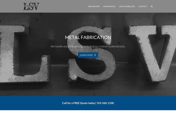 Total theme site design template sample