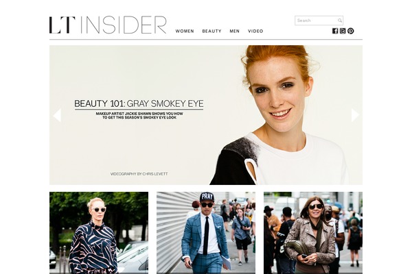 Roots theme site design template sample
