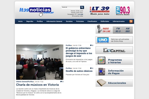 lt39noticias.com site used Lt39