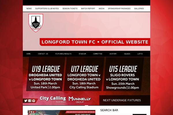 ltfc.ie site used Gridiron