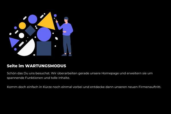 Site using WP Maintenance Mode plugin