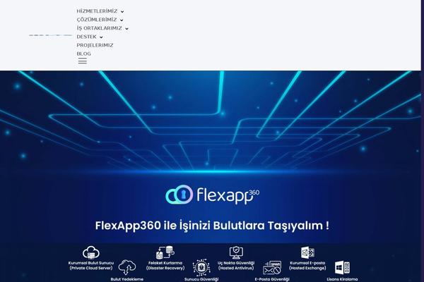 Exponent theme site design template sample