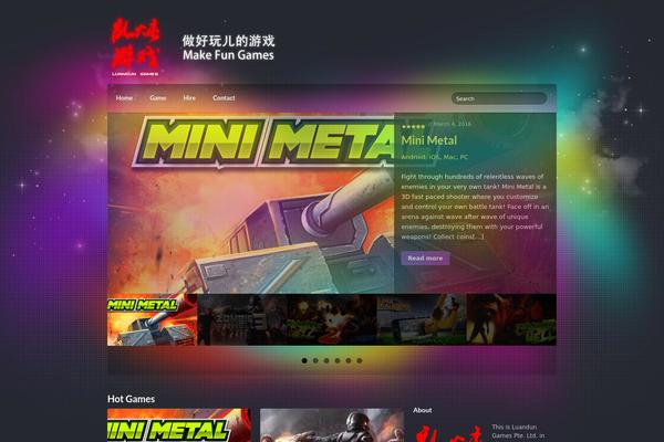 luandungames.com site used Wp_indigamer5-v1.4.1