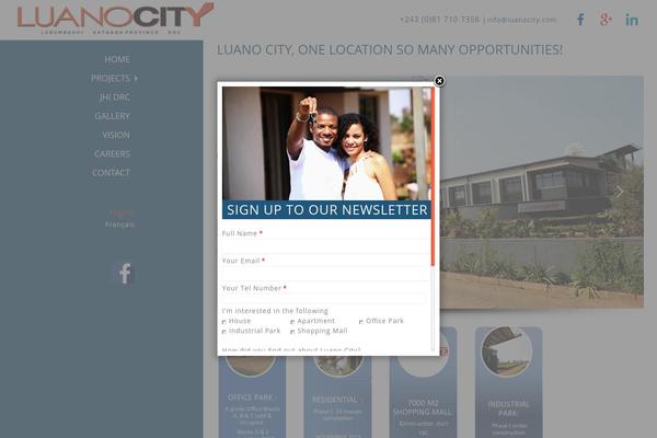 Displace theme site design template sample