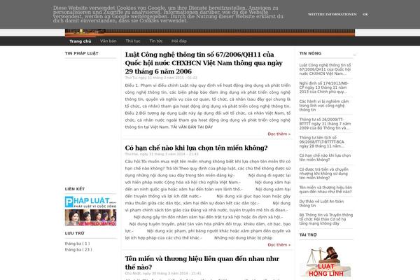 luatcongnghethongtin.com site used Phapluat