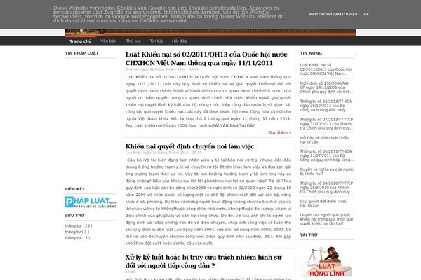 luatkhieunai.com site used Phapluat