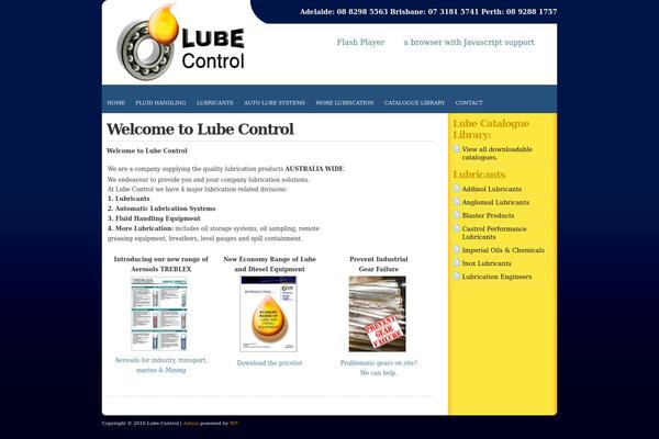 lubecontrol.com.au site used Lube-control