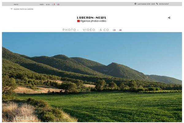 Photography theme site design template sample