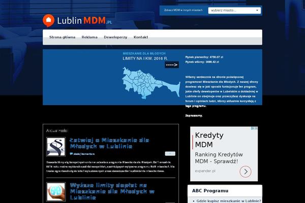 Mdm theme site design template sample