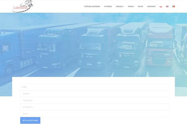 LeadEngine theme site design template sample