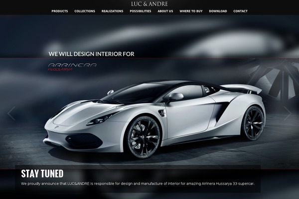 La theme site design template sample
