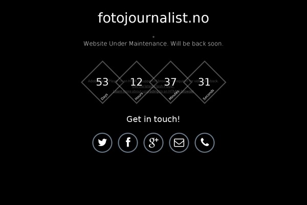 Site using Cmp-coming-soon-maintenance plugin