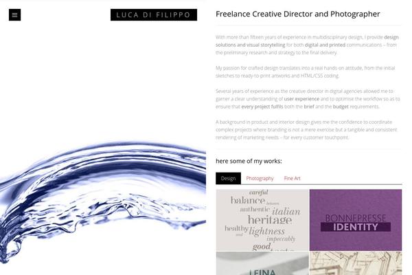 Slim theme site design template sample