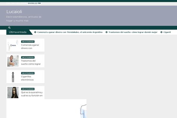 Newsup theme site design template sample